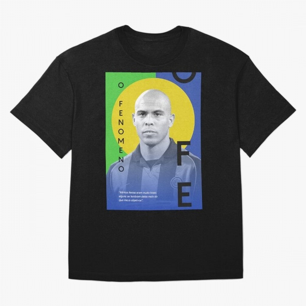 O Phenomenon Oversized T-Shirt Experience Global Football Passion for FIFA World Cup 2026, Centered on Neymar, Haaland and Cristiano Ronaldo, Brazil, Portugal and Argentina, Sports Nostalgia, International Competition, Famous Players and