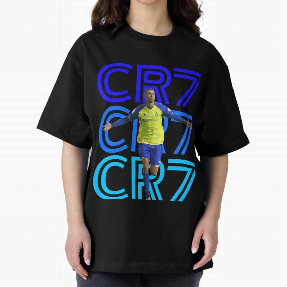 Christiano Ronaldo CR7 Oversized T-Shirt Bring FIFA World Cup 2026 for Fans of Mbappe and Neymar and Spain, Bringing Tournament Hype, Historic Matchups, Family Viewing Parties and Global Sports Pride; Ideal for Passionate Fans Who Love Underdog