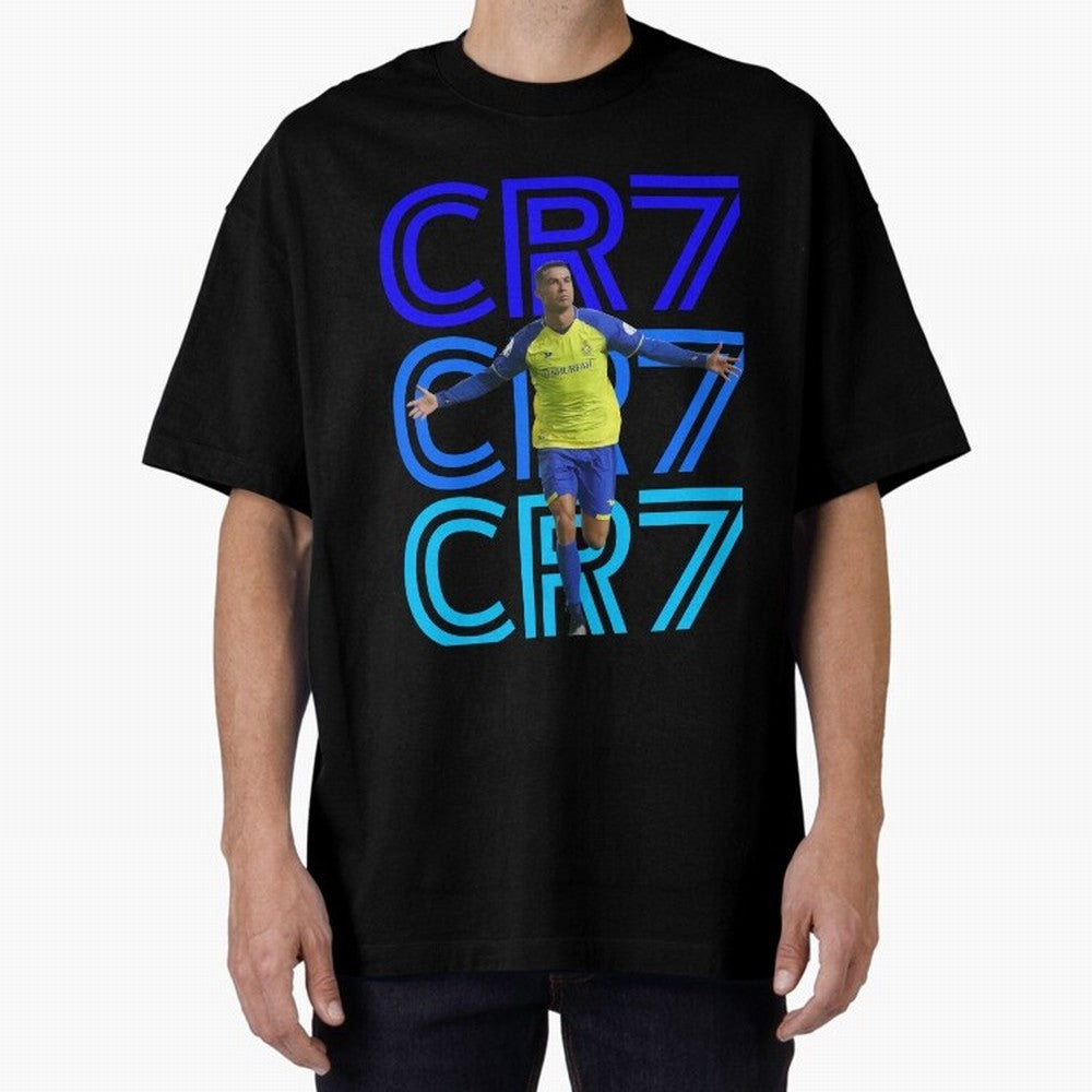 Christiano Ronaldo CR7 Oversized T-Shirt Bring FIFA World Cup 2026 for Fans of Mbappe and Neymar and Spain, Bringing Tournament Hype, Historic Matchups, Family Viewing Parties and Global Sports Pride; Ideal for Passionate Fans Who Love Underdog