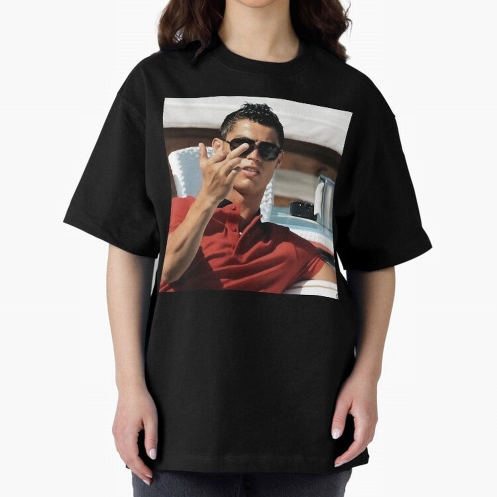 Ronaldo Oversized T-Shirt Get Ready for the FIFA World Cup 2026 USA Canada Mexico Journey through Cristiano Ronaldo, Haaland and CR7 Highlights, Spain Pride, Classic Soccer Heritage, Championship Pressure, Fan Loyalty and International Pride; Ideal