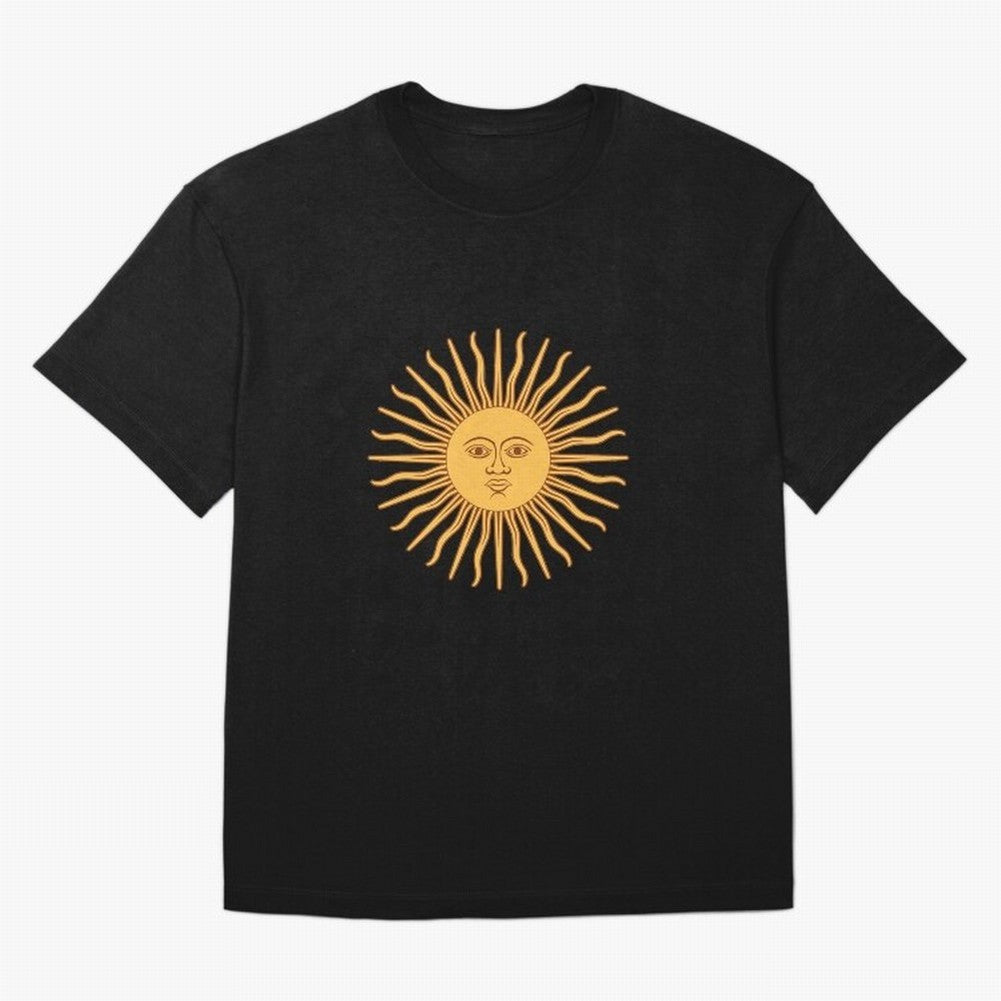 Argentina's Sun Oversized T-Shirt Cheer through Every Moment of Global Football Passion for FIFA World Cup 2026 Group Stage, Centered on Messi and Cristiano Ronaldo, Spain and Netherlands, Global Supporter Spirit, Legendary Goals, National Colors