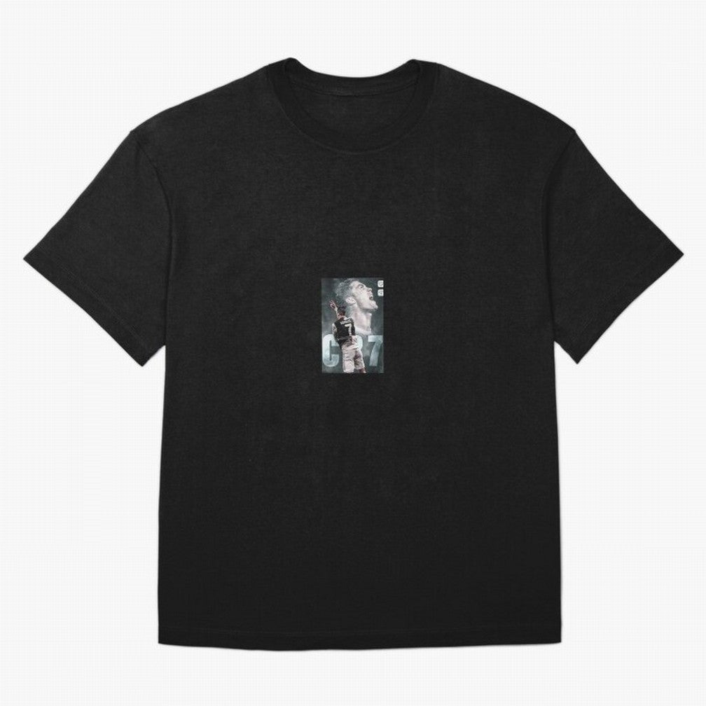 Ronaldo sticker Oversized T-Shirt Represent Football Lovers during FIFA World Cup 2026 Group Stage Featuring Cristiano Ronaldo, Argentina, France and Brazil Energy, Football History, Final Match Energy, Crowd Noise and Once in a Lifetime Moments;