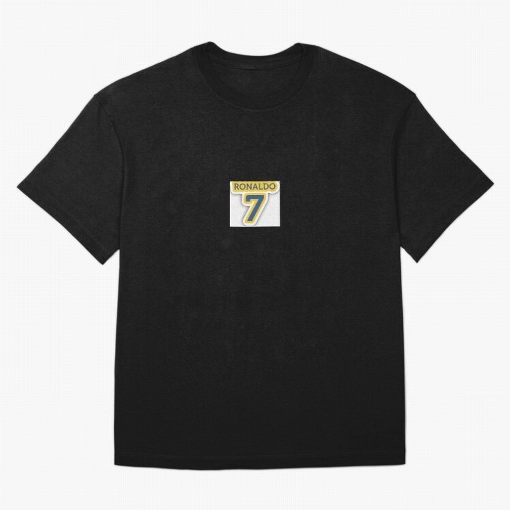 Ronaldo sticker Oversized T-Shirt Mark Match Day Hype around FIFA World Cup 2026 Group Stage, CR7, England, Match Day Excitement, Supporter Culture, Golden Goals and Global Football Passion; Perfect for Supporters Who Want Bold Football Energy,