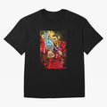 Christiano Ronaldo Oversized T-Shirt Represent the FIFA World Cup 2026 Group Stage Journey through Messi, Neymar and Mbappe Highlights, Spain and Netherlands Pride, Worldwide Fan Energy, Dramatic Goals, Stadium Lights and Championship Celebrations;