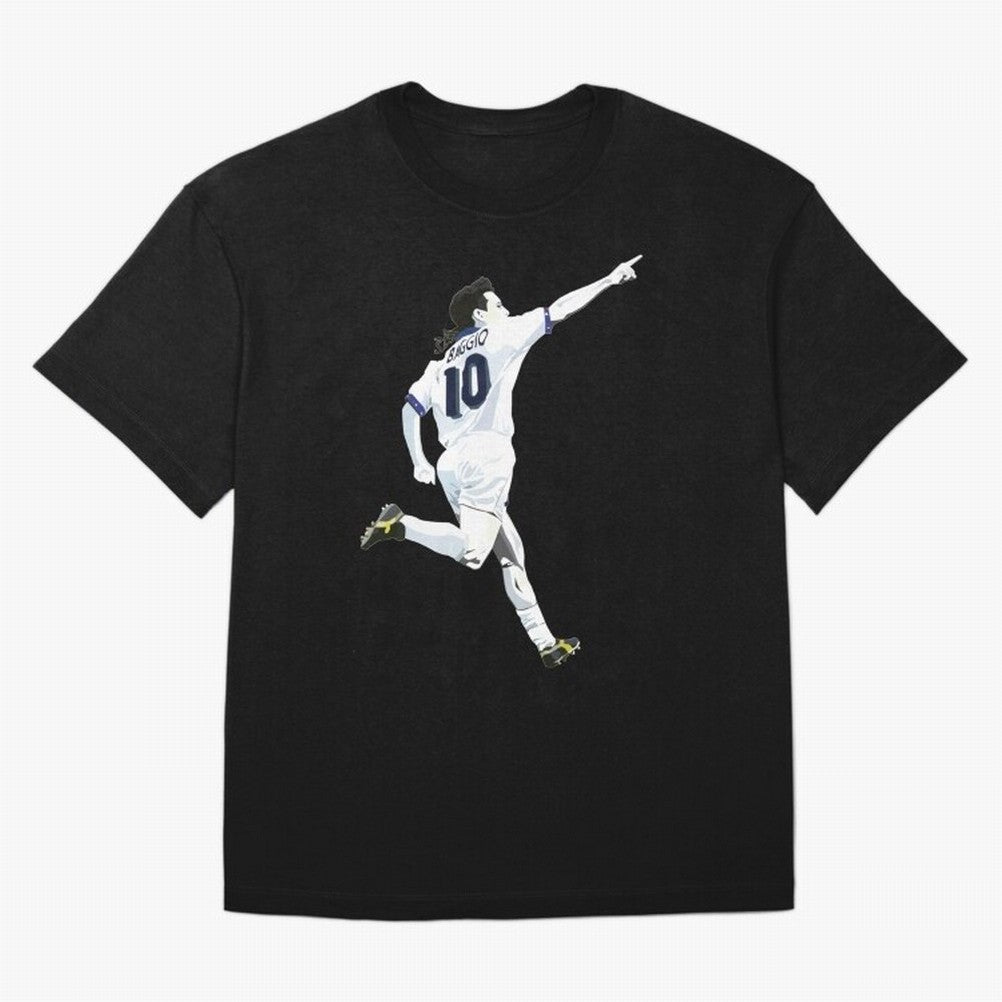 Roberto Baggio - Italy | Mbappe gift Oversized T-Shirt Remember FIFA World Cup 2026 Featuring Haaland, France Energy, Supporter Pride, Iconic Celebrations, Legendary Names and Global Match Day Energy; Made for Die Hard Supporters, Soccer Lovers,
