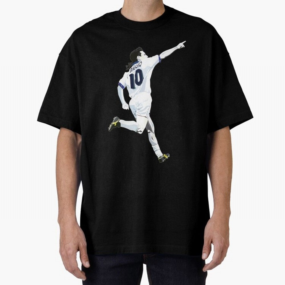 Roberto Baggio - Italy | Mbappe gift Oversized T-Shirt Remember FIFA World Cup 2026 Featuring Haaland, France Energy, Supporter Pride, Iconic Celebrations, Legendary Names and Global Match Day Energy; Made for Die Hard Supporters, Soccer Lovers,
