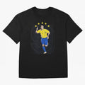 Ronaldo Fenomeno Oversized T-Shirt Show Your Love for FIFA World Cup 2026 Spirit, Highlighting Spain, CR7 and Messi, Vintage Soccer Flavor, Modern Football Stars, National Flags and Final Night Emotion; Perfect for People Who Love Argentina,
