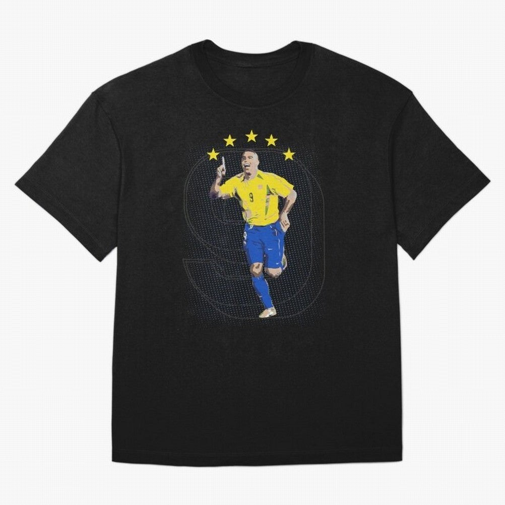 Ronaldo Fenomeno Oversized T-Shirt Show Your Love for FIFA World Cup 2026 Spirit, Highlighting Spain, CR7 and Messi, Vintage Soccer Flavor, Modern Football Stars, National Flags and Final Night Emotion; Perfect for People Who Love Argentina,