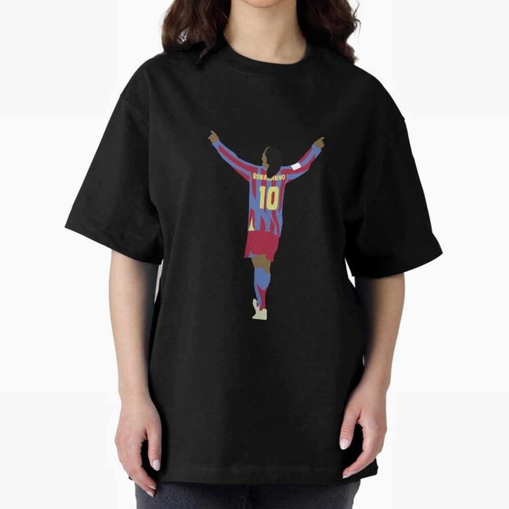 Ronaldinho FC Barcelona Oversized T-Shirt Back the Journey through FIFA World Cup 2026 Group Stage Spirit, Filled with Portugal, Spain and Germany, Haaland and Mbappe, Match Day Excitement, Supporter Culture, Golden Goals and Global Football