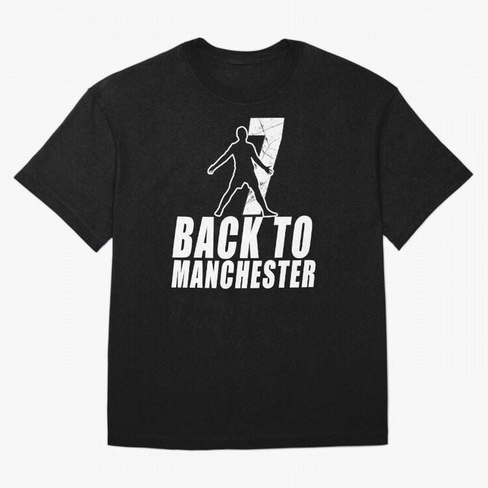Men Back to manchester, Welcome to manchester Oversized T-Shirt Show Championship Spirit for Match Day Hype around FIFA World Cup 2026 USA Canada Mexico, CR7, Brazil, Portugal and Argentina, Football History, Final Match Energy, Crowd Noise and