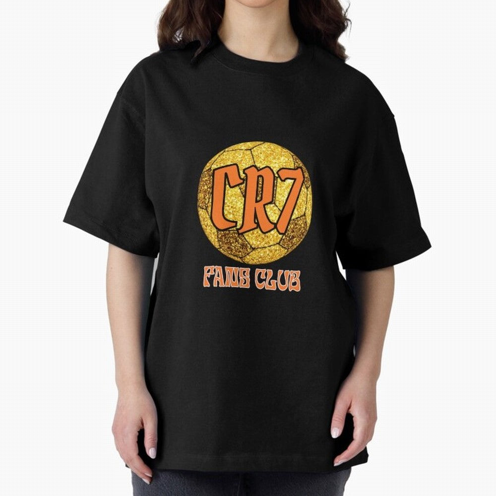 CR7 ORANGE Oversized T-Shirt Represent Global Football Passion for FIFA World Cup 2026 Group Stage, Centered on Haaland, Portugal, Tournament Hype, Historic Matchups, Family Viewing Parties and Global Sports Pride; Ideal for Fans Who Follow Messi,