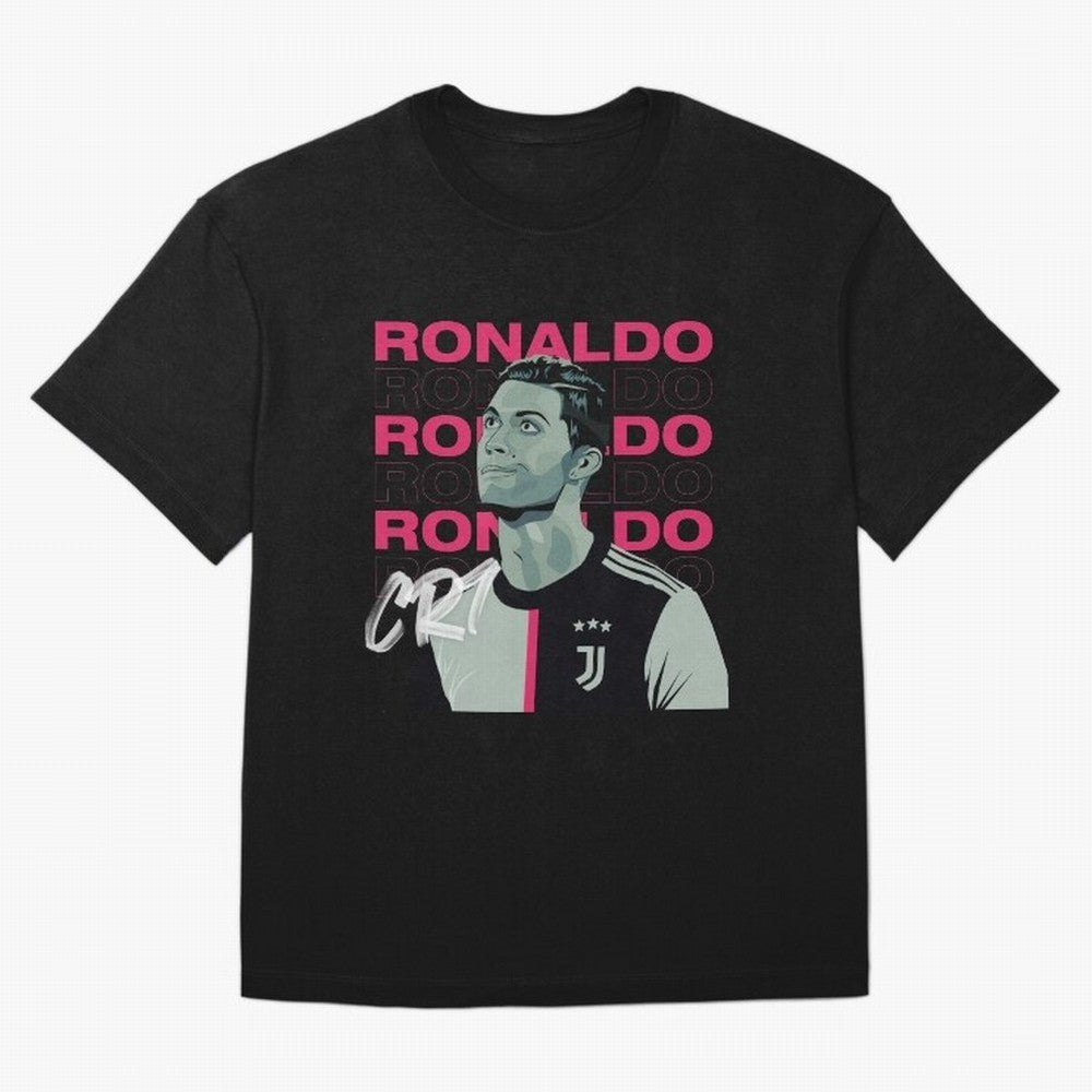 Ronaldo Oversized T-Shirt Fuel Your Fan Pride for FIFA World Cup 2026 Made for CR7, England and Germany Energy, Sports Nostalgia, International Competition, Famous Players and Unforgettable Victories; Ideal for Fans Who Follow Messi, Cristiano