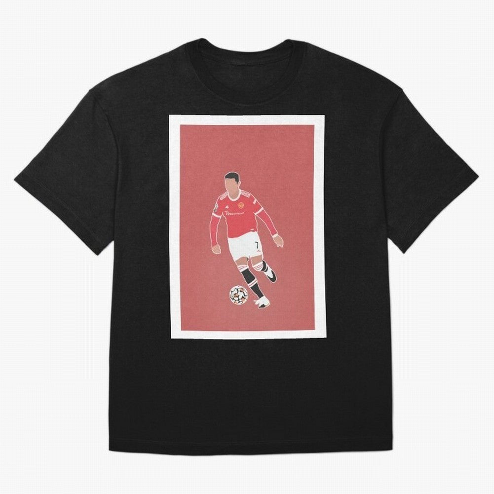 Cristiano Ronaldo 2 Oversized T-Shirt Celebrate Fan Favorites in Match Day Hype around FIFA World Cup 2026, Haaland and Mbappe, Germany, Soccer Culture, Superstar Moments, National Team Dreams and Competitive Fire; Perfect for Fans, Collectors,