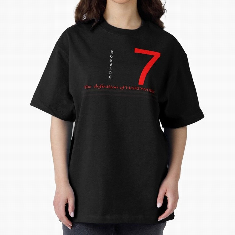 Christiano Ronaldo T-shirts Oversized T-Shirt Show Up for the Glory of Global Football Passion for FIFA World Cup 2026 Group Stage, Filled with Messi, Neymar and Mbappe, Brazil, Portugal and Argentina, Soccer Culture, Superstar Moments, National