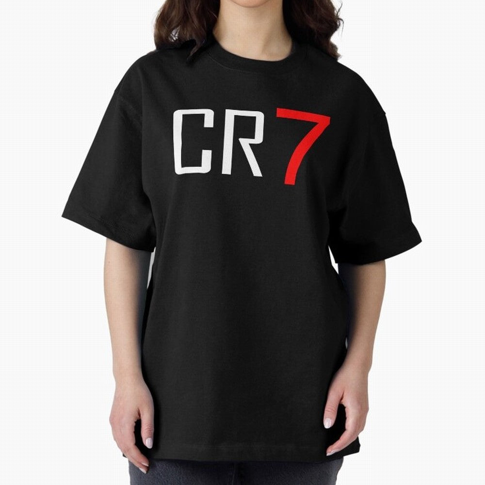 Christiano Ronaldo T-shirts Oversized T-Shirt Represent the Passion of Global Football Passion for FIFA World Cup 2026, with Messi, CR7 and Mbappe, Brazil, Vintage Soccer Flavor, Modern Football Stars, National Flags and Final Night Emotion; Ideal