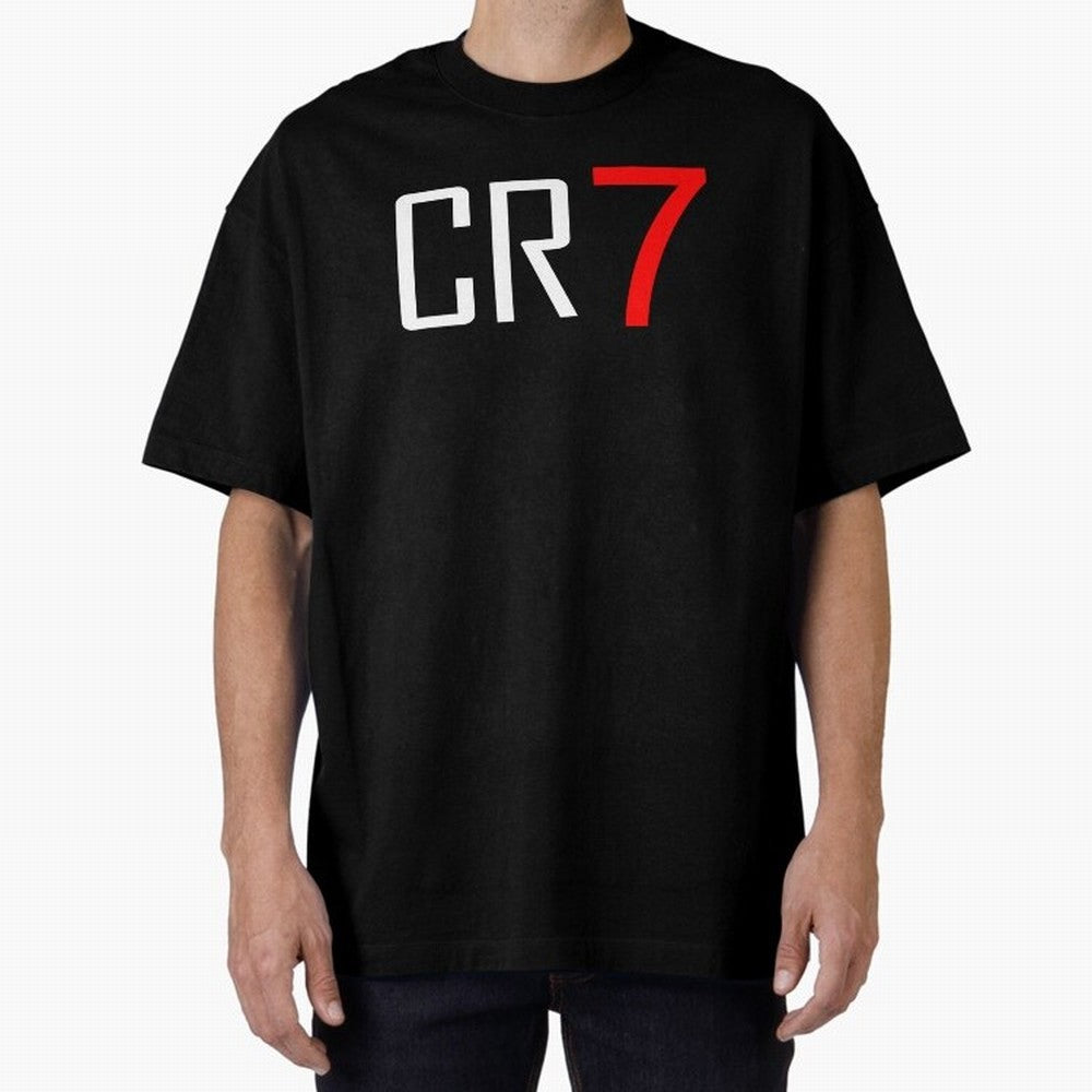 Christiano Ronaldo T-shirts Oversized T-Shirt Represent the Passion of Global Football Passion for FIFA World Cup 2026, with Messi, CR7 and Mbappe, Brazil, Vintage Soccer Flavor, Modern Football Stars, National Flags and Final Night Emotion; Ideal