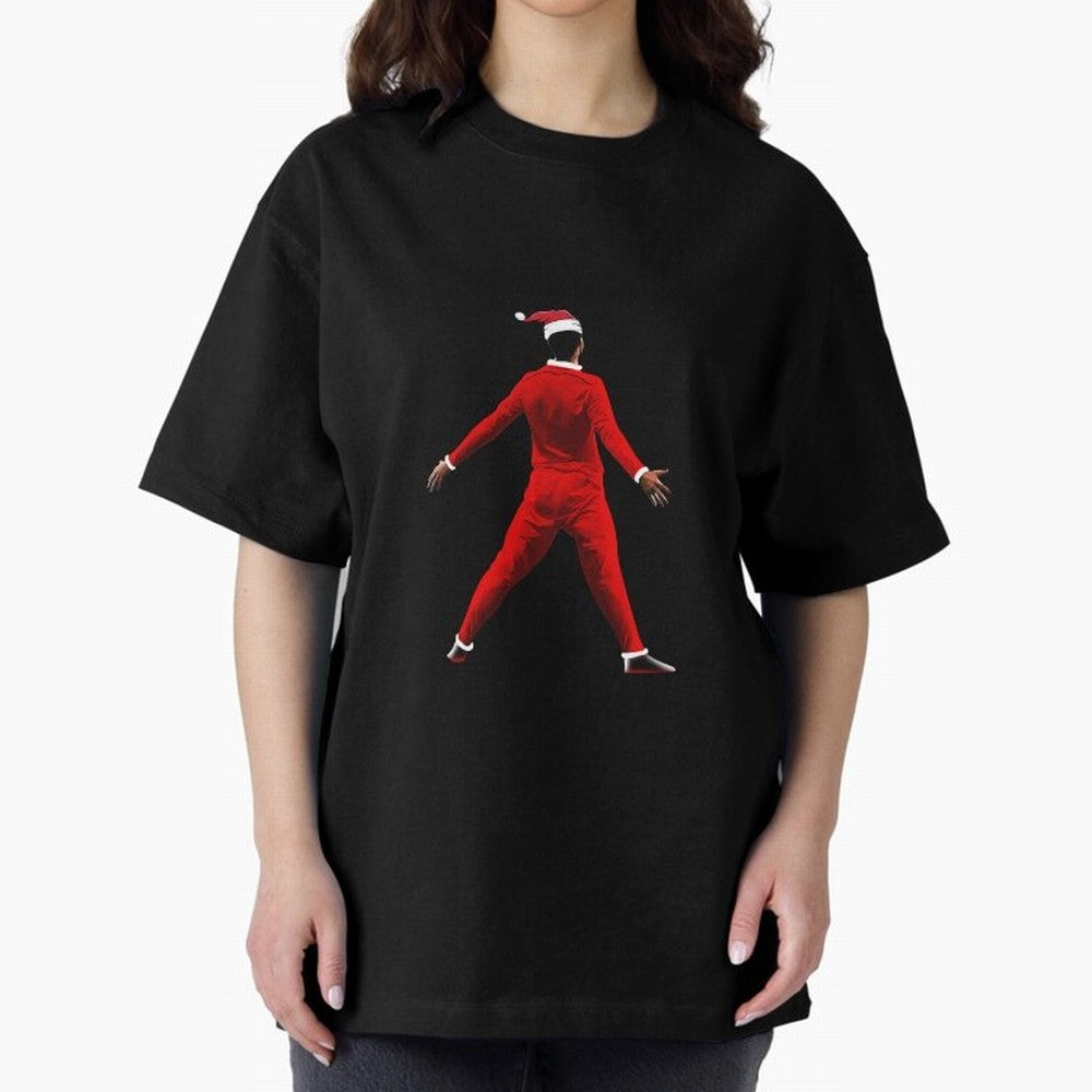 All I Want For Christmas Is Siuuu CR7 fans Christian Ronaldo Xmas Oversized T-Shirt Celebrate Supporters United by Match Day Hype around FIFA World Cup 2026, Messi, Neymar and Mbappe, Spain and Netherlands, Retro Football Energy, Iconic Rivalries,