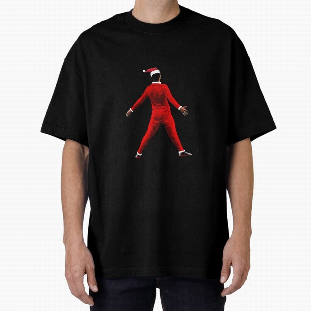 All I Want For Christmas Is Siuuu CR7 fans Christian Ronaldo Xmas Oversized T-Shirt Celebrate Supporters United by Match Day Hype around FIFA World Cup 2026, Messi, Neymar and Mbappe, Spain and Netherlands, Retro Football Energy, Iconic Rivalries,
