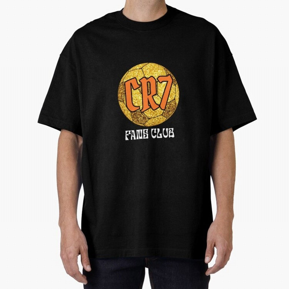 CR7 BLK3 Oversized T-Shirt Remember Iconic Moments from FIFA World Cup 2026 USA Canada Mexico for Fans of Haaland and Mbappe and Argentina, France and Brazil, Bringing Tournament Hype, Historic Matchups, Family Viewing Parties and Global Sports