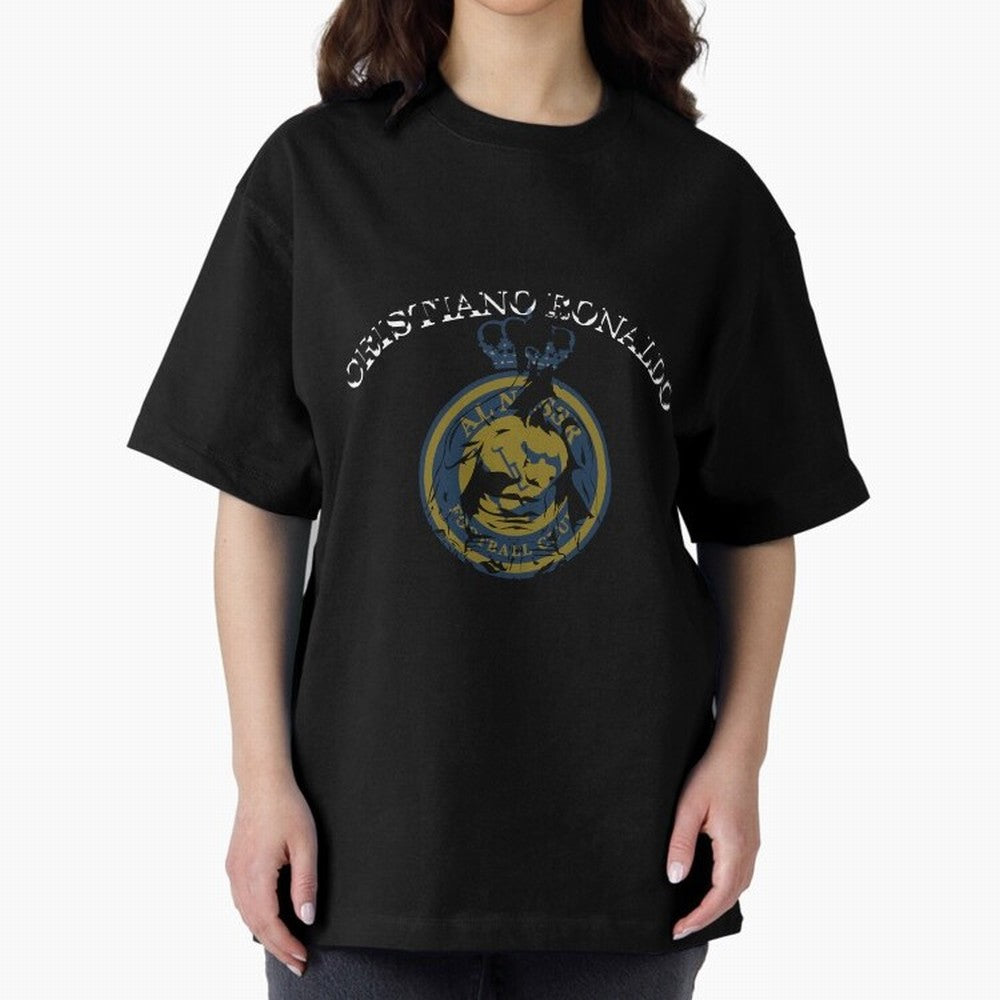 Ronaldo CR7 al nassr Oversized T-Shirt Join FIFA World Cup 2026 USA Canada Mexico Connected to Haaland, Portugal, Spain and Germany Energy, Vintage Soccer Flavor, Modern Football Stars, National Flags and Final Night Emotion; Created for Match Day