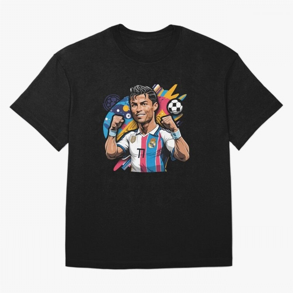 Cristiano Ronaldo cr7 Oversized T-Shirt Bring Retro Soccer Energy to FIFA World Cup 2026 USA Canada Mexico for Fans of Messi, CR7 and Mbappe and Germany, Bringing Worldwide Fan Energy, Dramatic Goals, Stadium Lights and Championship Celebrations;