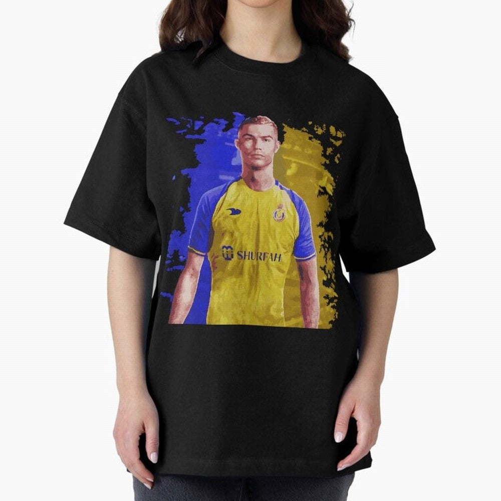 Ronaldo CR7 al nassr Oversized T-Shirt Fuel the Hype around FIFA World Cup 2026 USA Canada Mexico for Fans of Messi and Cristiano Ronaldo and Netherlands, Bringing Football Passion, Legendary Performances, Festival Vibes and Supporter Community;