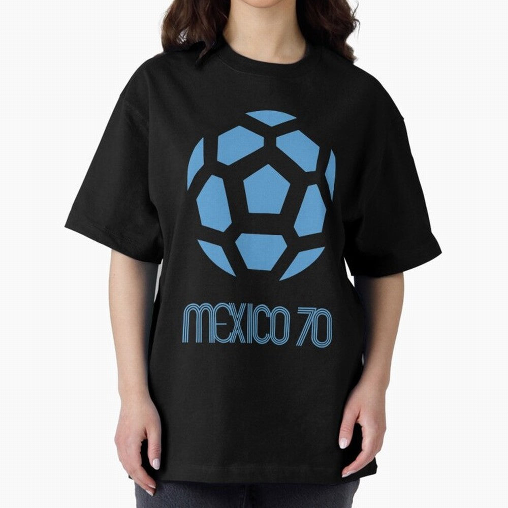 Retro World Cup 70 Logo Oversized T-Shirt Treasure the FIFA World Cup 2026 Group Stage Journey through Messi, CR7 and Mbappe Highlights, Argentina Pride, Football History, Final Match Energy, Crowd Noise and Once in a Lifetime Moments; Perfect for