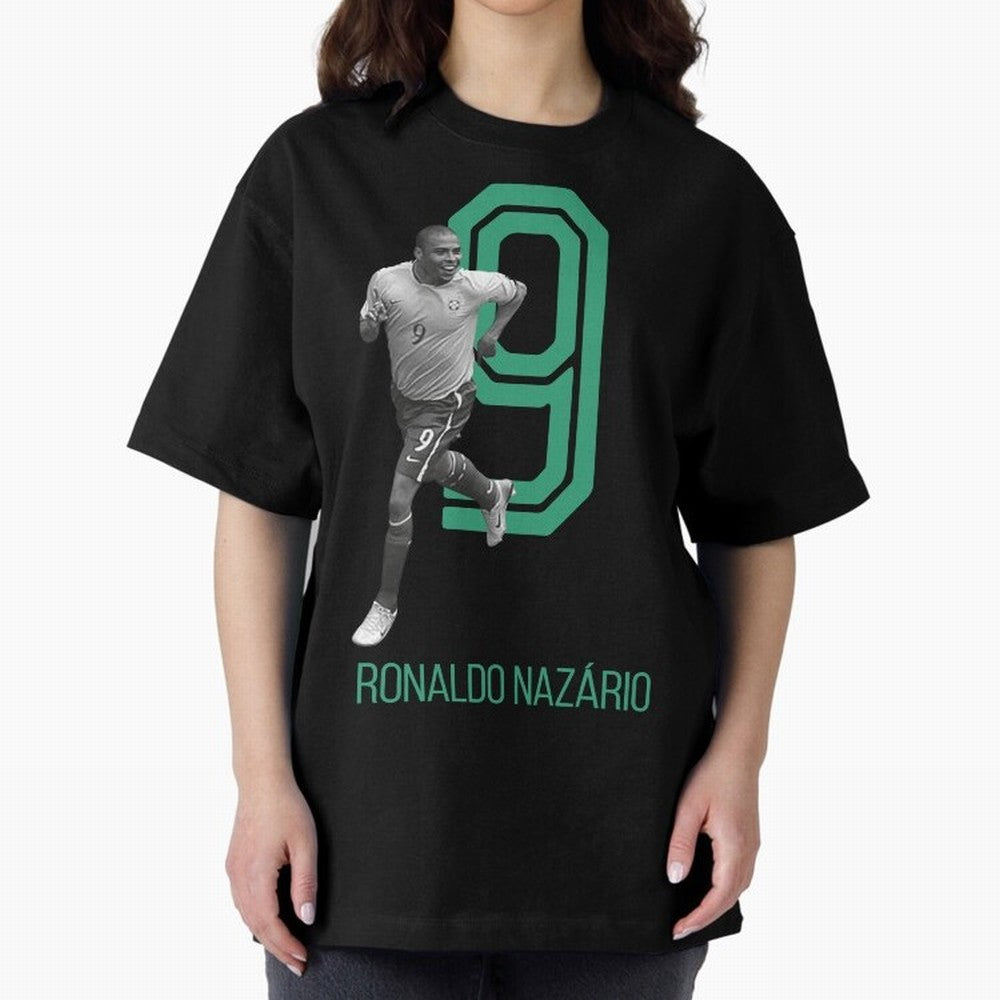 Ronaldo Naz¨¢rio Retro Oversized T-Shirt Feel FIFA World Cup 2026 Group Stage for Fans of Cristiano Ronaldo, Haaland and CR7 and Netherlands, Bringing Fan Favorite Moments, National Team Passion, Big Match Drama and Soccer History; Built for