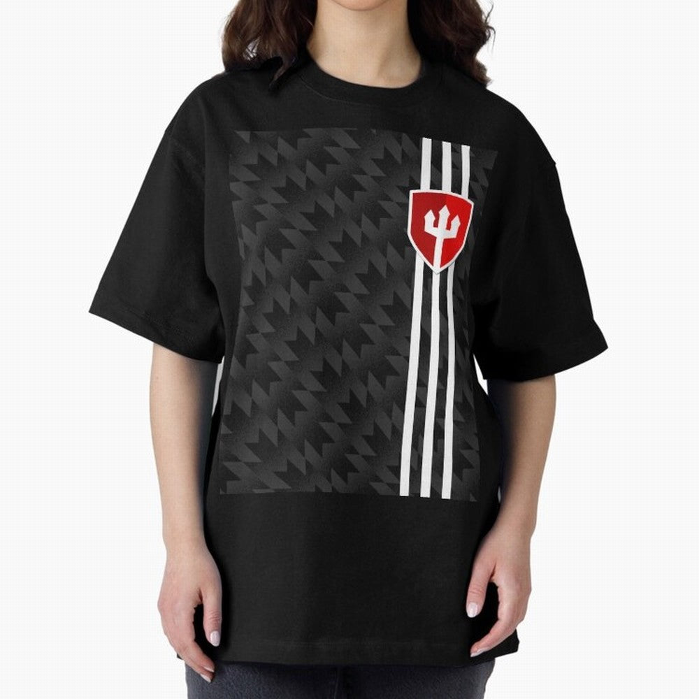 Manchester United 2017/18 3rd Kit Jersey Pattern Oversized T-Shirt Enjoy Match Day Hype around FIFA World Cup 2026 Group Stage, CR7 and Messi, France and Portugal, Football History, Final Match Energy, Crowd Noise and Once in a Lifetime Moments;