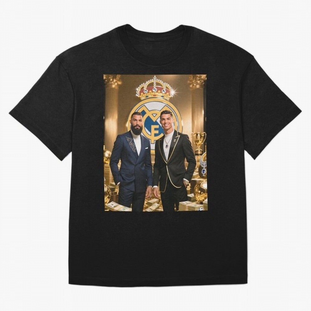 Viking Stars Oversized T-Shirt Celebrate Unforgettable Nights in Match Day Hype around FIFA World Cup 2026 Group Stage, Neymar, Haaland and Cristiano Ronaldo, Brazil, Portugal and Argentina, Championship Spirit, Famous Goals, Roaring Crowds and