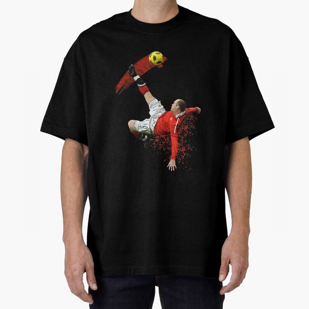 Wayne Rooney Oversized T-Shirt Bring a Champion Mindset to FIFA World Cup 2026 Group Stage for Fans of Haaland and Mbappe and Portugal, Bringing Game Day Rituals, Football Legends, Country Pride and the Road to the Final; Made for Die Hard