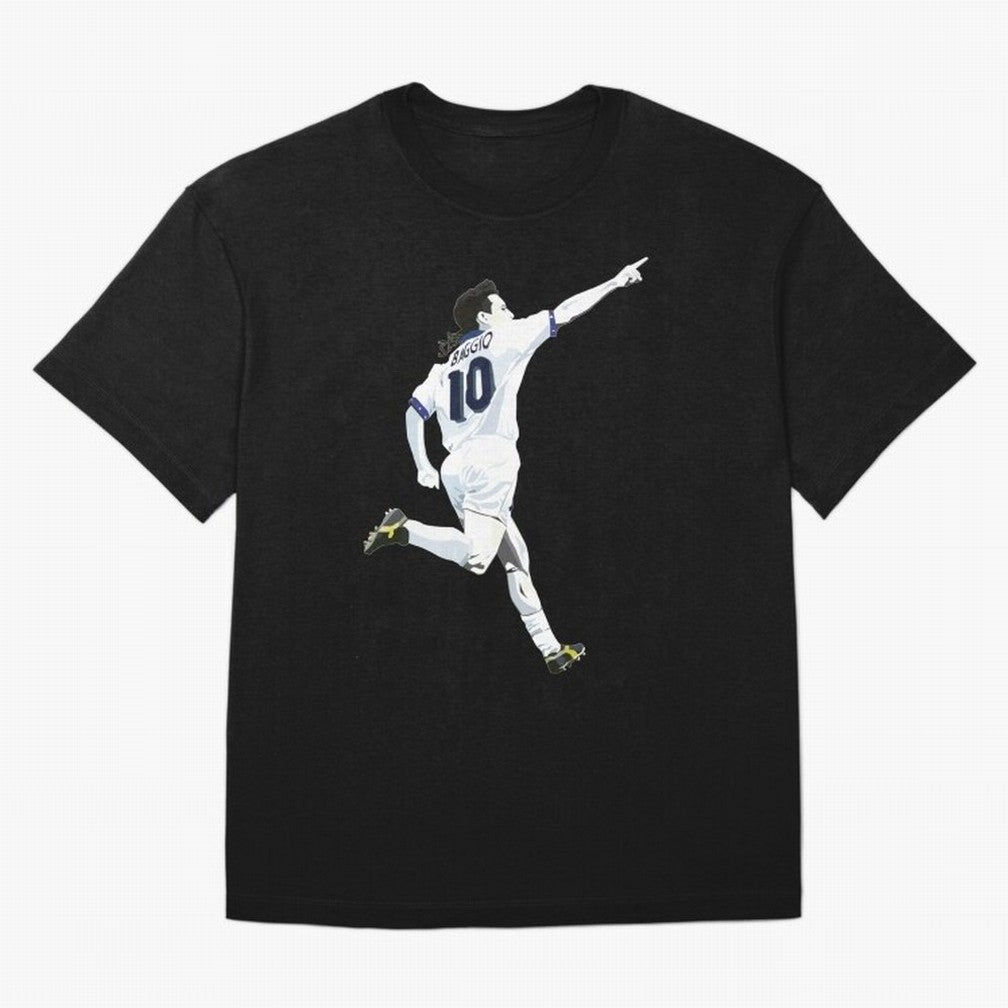 Roberto Baggio - Italy | Mbappe gift Oversized T-Shirt Fuel Your Fan Pride for FIFA World Cup 2026 Group Stage Built around Messi, Netherlands Energy, Football Passion, Legendary Performances, Festival Vibes and Supporter Community; Perfect for
