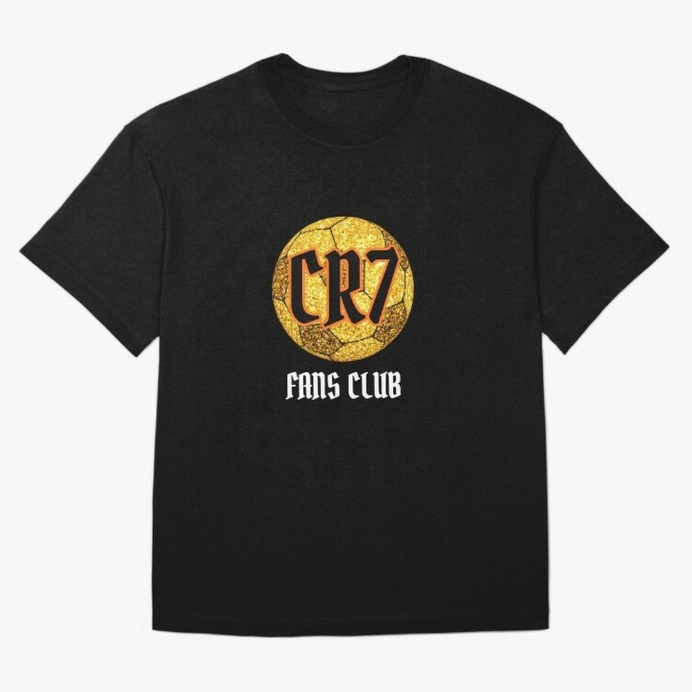 CR7 BLK 2 Oversized T-Shirt Celebrate the Biggest Stage of FIFA World Cup 2026 Group Stage for Fans of Cristiano Ronaldo, Haaland and CR7 and Portugal, Bringing Championship Spirit, Famous Goals, Roaring Crowds and International Football Unity;