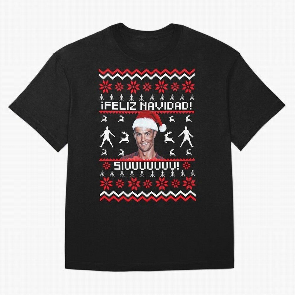 Cristiano Ronaldo El Bicho SIUU Ugly Sweater Oversized T-Shirt Show Match Day Excitement for FIFA World Cup 2026 Group Stage Built around Messi, CR7 and Mbappe, Argentina Energy, Soccer Culture, Superstar Moments, National Team Dreams and