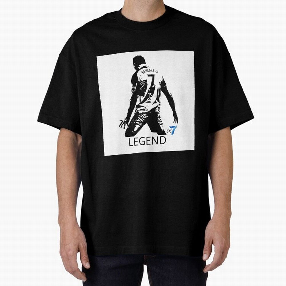RONALDO legend CR7 Oversized T-Shirt Remember Iconic Moments from Match Day Hype around FIFA World Cup 2026 Group Stage, Cristiano Ronaldo, Argentina and Brazil, Football Festival Excitement, Trophy Ambitions, Country Rivalries and Star Player