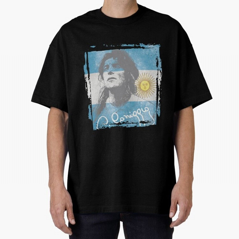 Claudio Caniggia Oversized T-Shirt Bring Bold Fan Energy to Global Football Passion for FIFA World Cup 2026, Highlighting CR7 and Messi, France and Portugal, Supporter Pride, Iconic Celebrations, Legendary Names and Global Match Day Energy; Perfect