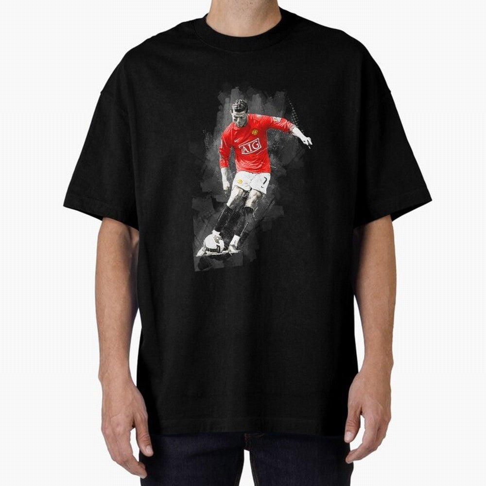 Cristiano Ronaldo gift Oversized T-Shirt Celebrate Match Day Hype around FIFA World Cup 2026, Cristiano Ronaldo, Haaland and CR7, Brazil, Portugal and Argentina, Stadium Memories, Football Loyalty, International Chants and Championship Tradition;
