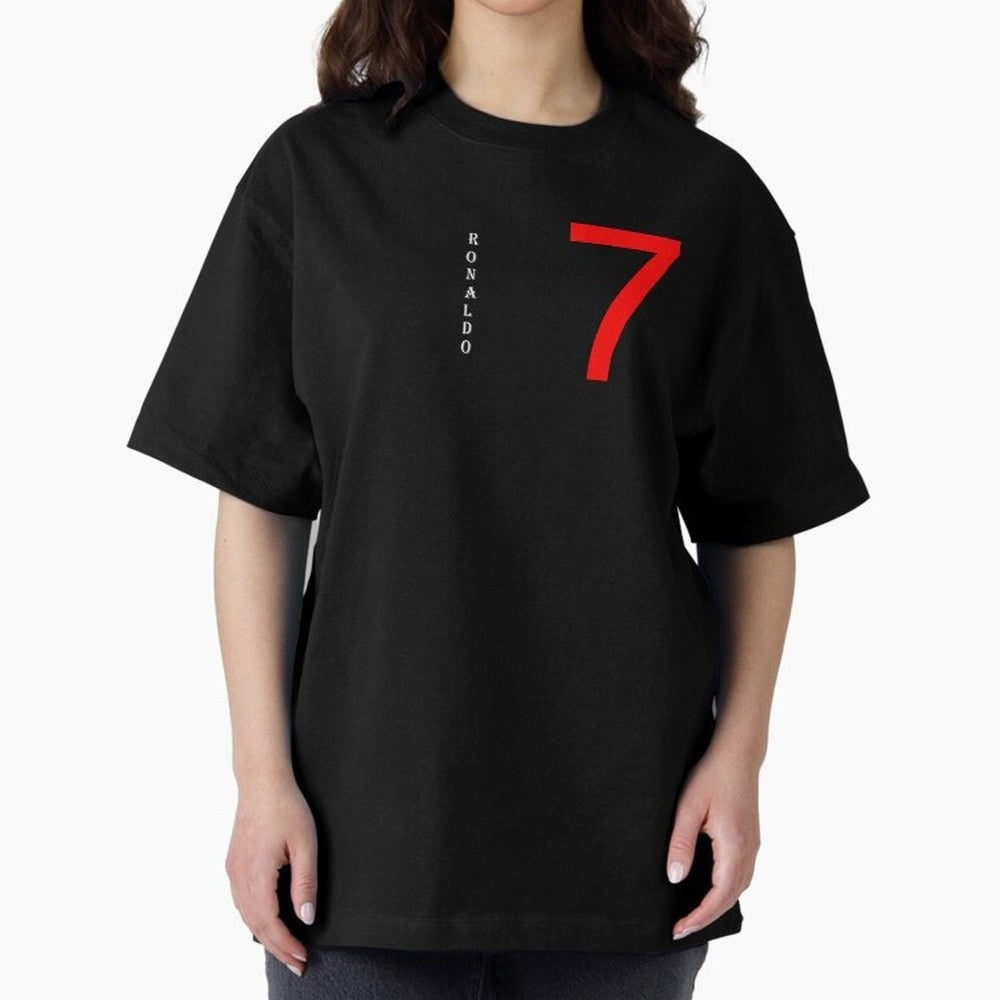 Christiano Ronaldo T-shirts Oversized T-Shirt Feel the Trophy Chase of Match Day Hype around FIFA World Cup 2026 USA Canada Mexico, CR7 and Messi, England, Retro Football Energy, Iconic Rivalries, Trophy Chase Drama and Stadium Atmosphere; Ideal