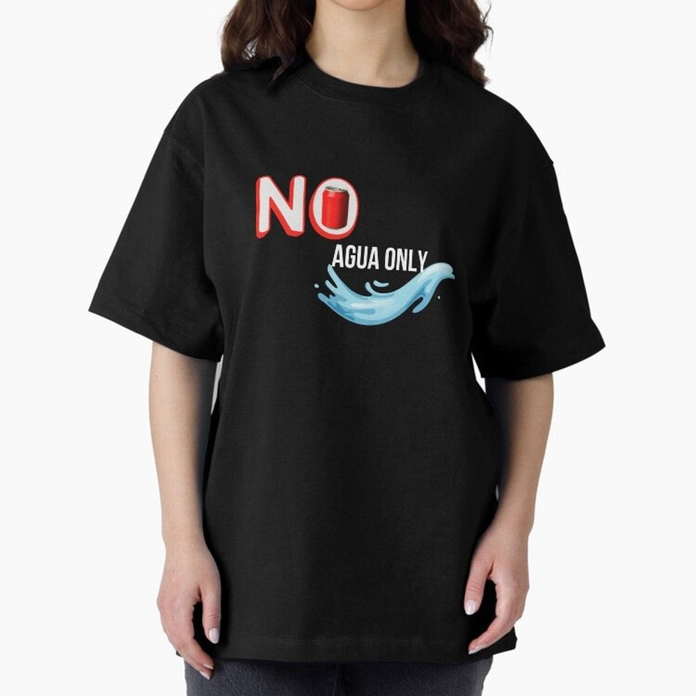 Cristiano Ronaldo - No Soda Coca Drink Agua Water Only Oversized T-Shirt Carry the Dream of FIFA World Cup 2026 Spirit, Highlighting Germany, Haaland, Worldwide Fan Energy, Dramatic Goals, Stadium Lights and Championship Celebrations; Created for