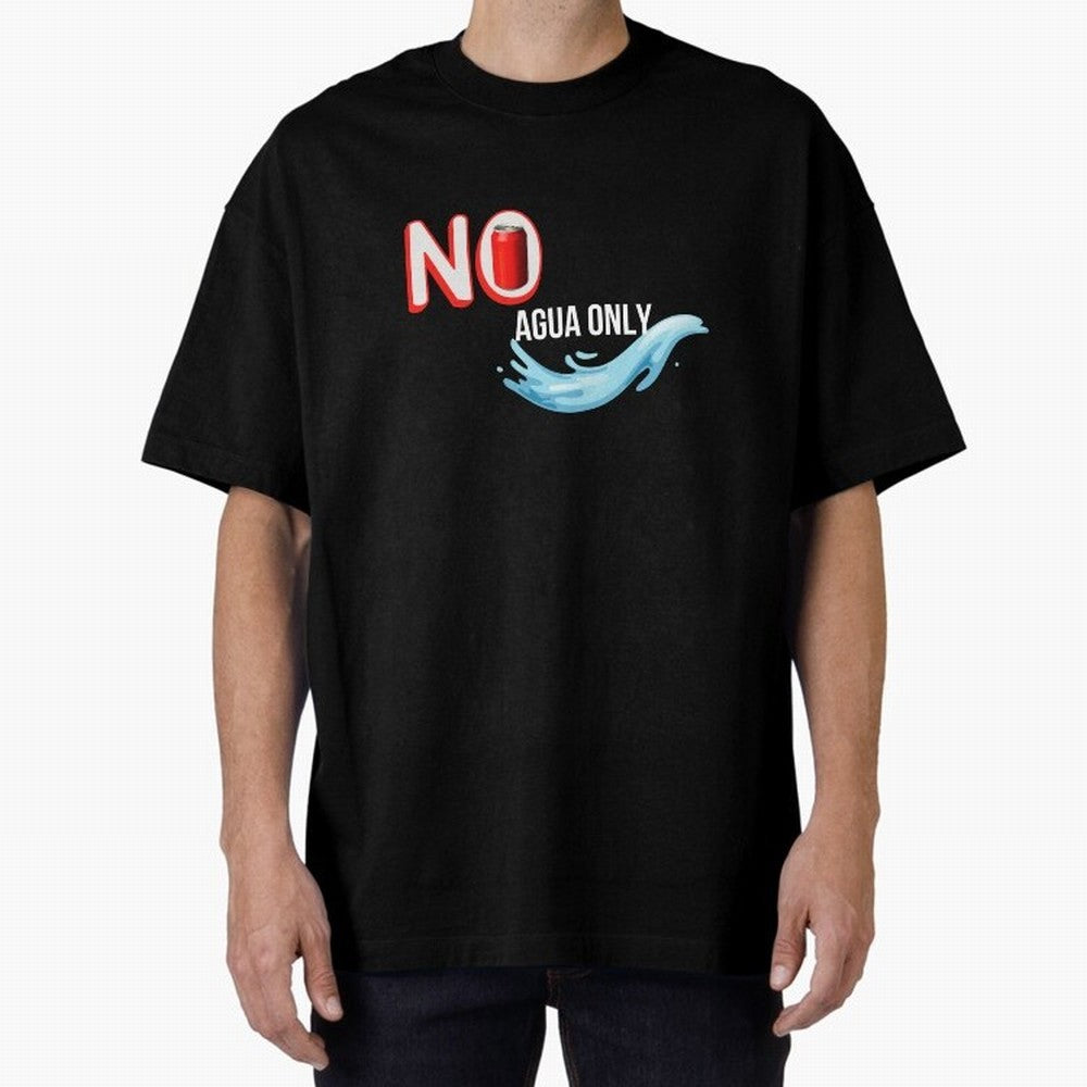Cristiano Ronaldo - No Soda Coca Drink Agua Water Only Oversized T-Shirt Carry the Dream of FIFA World Cup 2026 Spirit, Highlighting Germany, Haaland, Worldwide Fan Energy, Dramatic Goals, Stadium Lights and Championship Celebrations; Created for