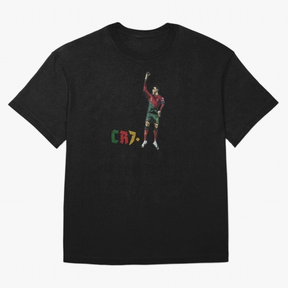 CR7. Oversized T-Shirt Bring International Match Energy to Global Football Passion for FIFA World Cup 2026 USA Canada Mexico, Filled with Cristiano Ronaldo, Netherlands, Vintage Soccer Flavor, Modern Football Stars, National Flags and Final Night