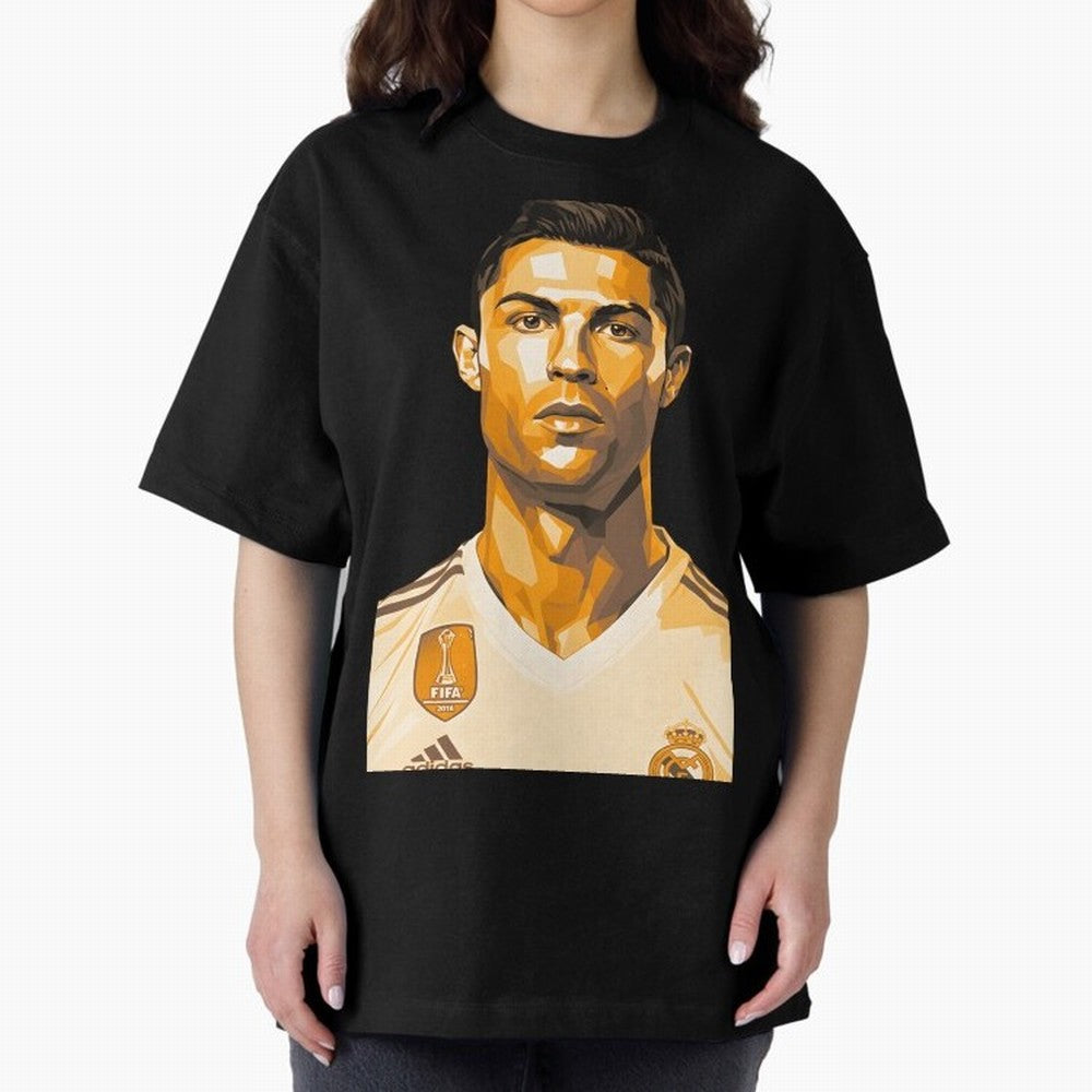 Ronaldo Oversized T-Shirt Experience FIFA World Cup 2026 for Fans of Messi and Spain, Bringing Football History, Final Match Energy, Crowd Noise and Once in a Lifetime Moments; Perfect for Fans, Collectors, Family Gatherings, Watch Parties and