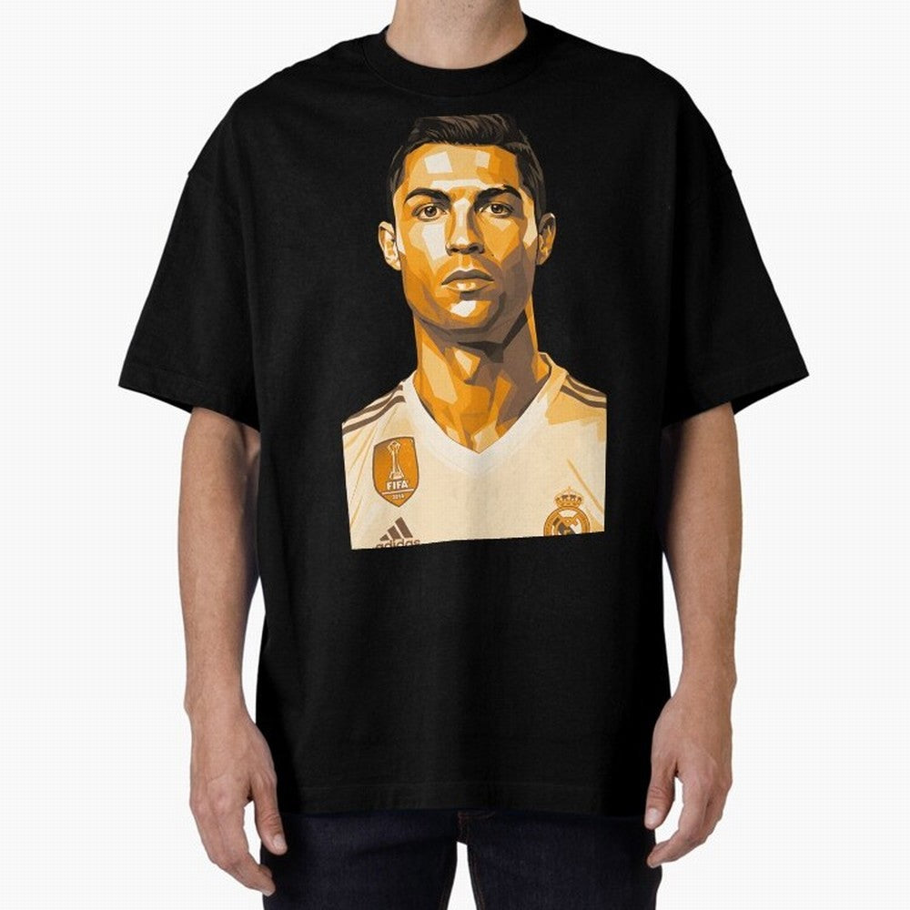 Ronaldo Oversized T-Shirt Experience FIFA World Cup 2026 for Fans of Messi and Spain, Bringing Football History, Final Match Energy, Crowd Noise and Once in a Lifetime Moments; Perfect for Fans, Collectors, Family Gatherings, Watch Parties and