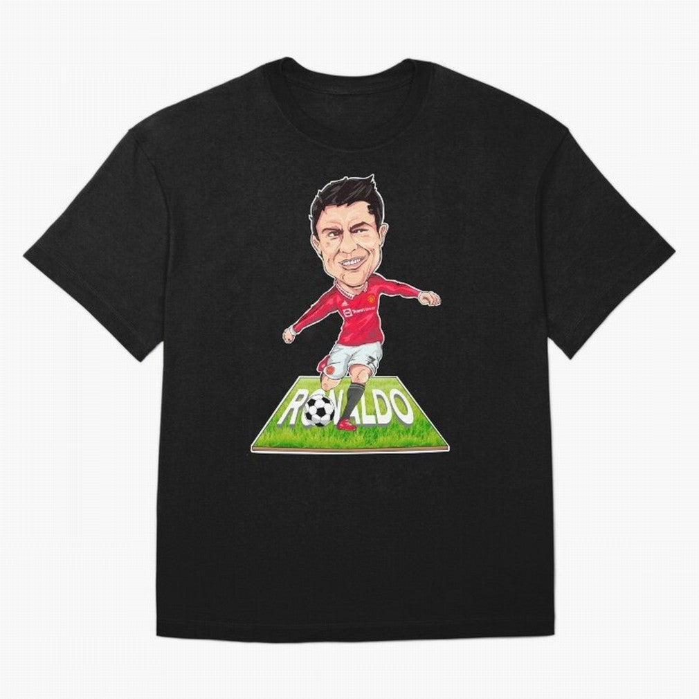 Cristiano Ronaldo Oversized T-Shirt Showcase FIFA World Cup 2026 USA Canada Mexico for Fans of Neymar and Spain, Bringing Championship Spirit, Famous Goals, Roaring Crowds and International Football Unity; Created for Match Day Parties, Soccer