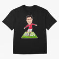 Cristiano Ronaldo Oversized T-Shirt Showcase FIFA World Cup 2026 USA Canada Mexico for Fans of Neymar and Spain, Bringing Championship Spirit, Famous Goals, Roaring Crowds and International Football Unity; Created for Match Day Parties, Soccer