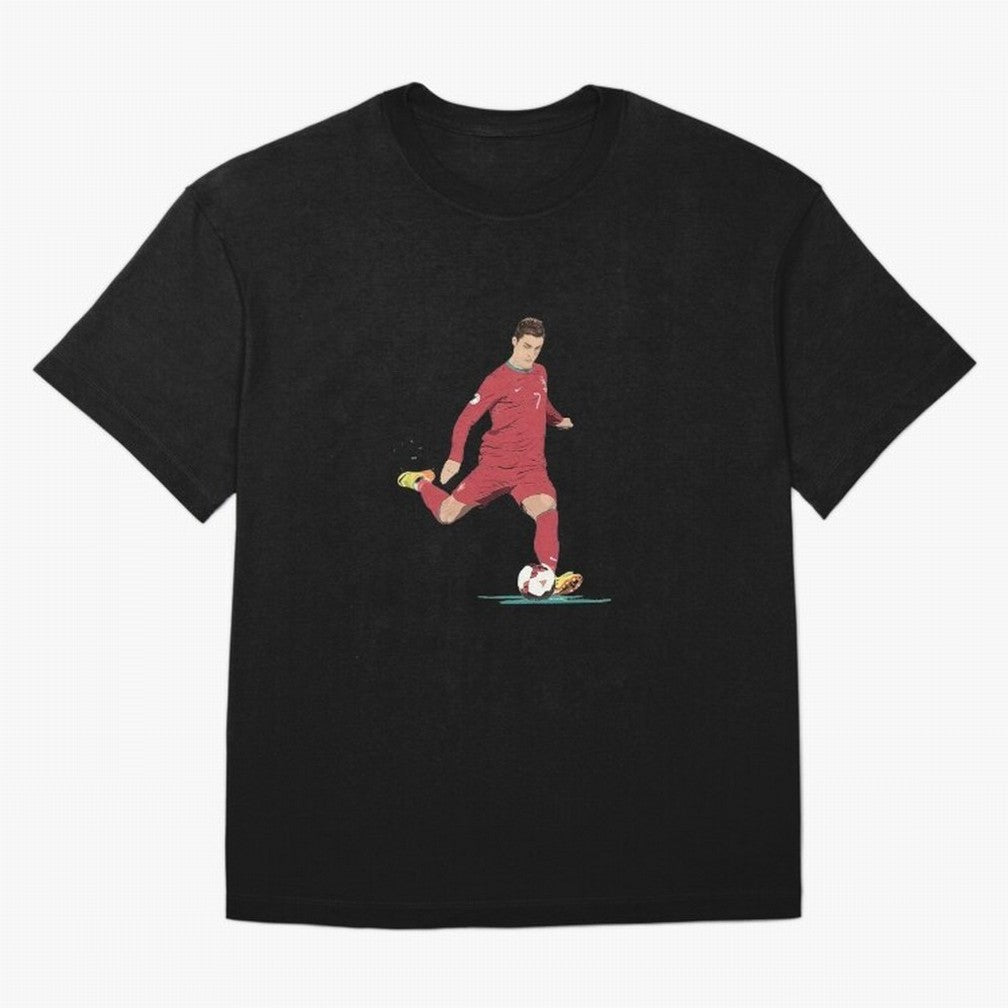 Cristiano ronaldo portugal 2022 Oversized T-Shirt Build Global Football Passion for FIFA World Cup 2026 USA Canada Mexico, Inspired by Cristiano Ronaldo, Haaland and CR7, France and Portugal, Fan Favorite Moments, National Team Passion, Big Match