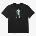 Messi and Ronaldo Reunion Illustration Oversized T-Shirt Celebrate Classic Football Spirit in the FIFA World Cup 2026 USA Canada Mexico Journey through Neymar Highlights, Argentina, France and Brazil Pride, Stadium Chants, National Pride, Trophy