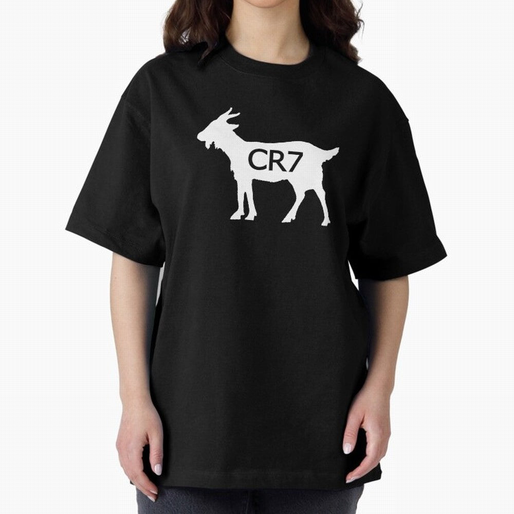 CR7 GOAT Oversized T-Shirt Follow Every Goal of the FIFA World Cup 2026 Group Stage Journey through Neymar Highlights, Argentina, France and Brazil Pride, Match Day Excitement, Supporter Culture, Golden Goals and Global Football Passion; Ideal for