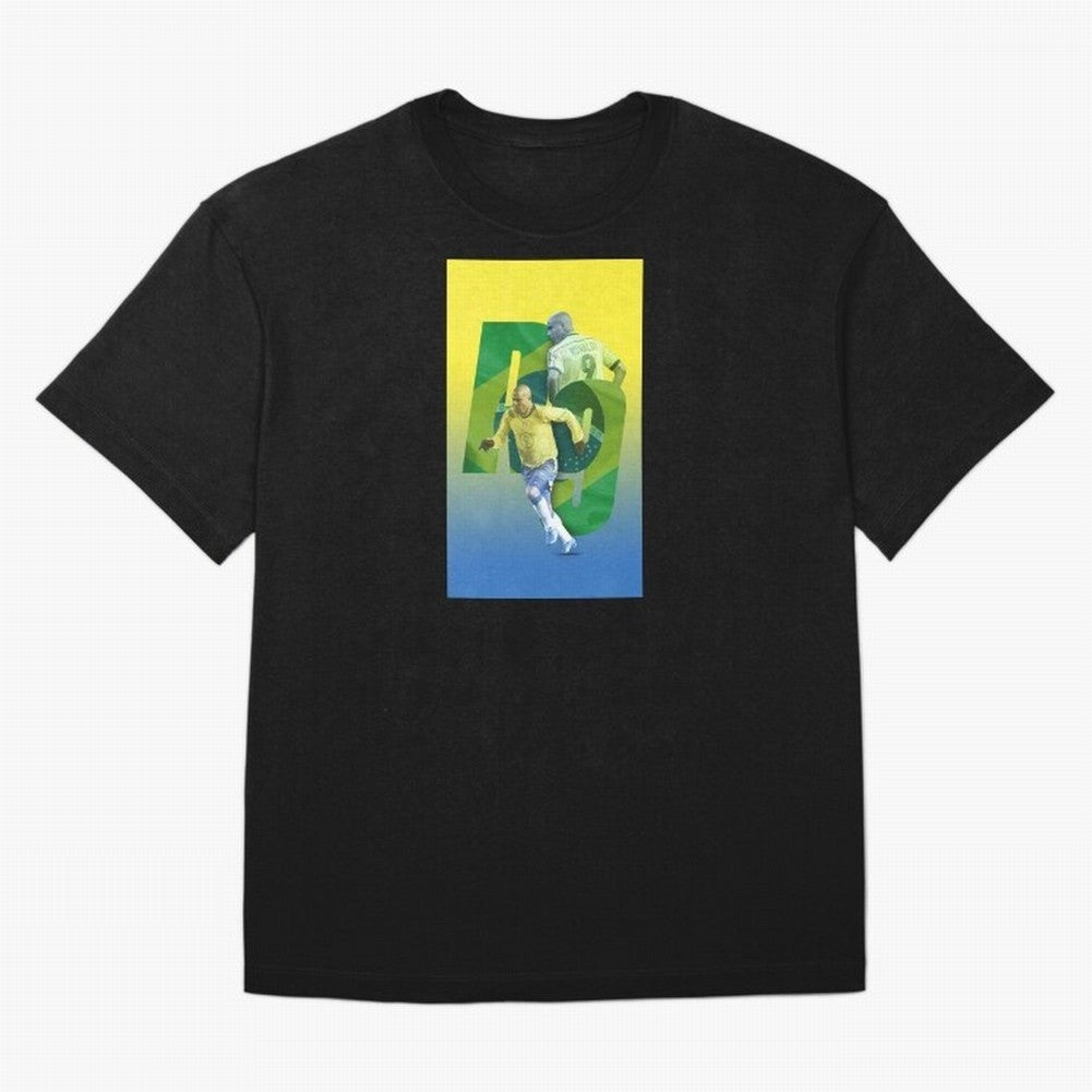 Ronaldo Luis Nazario de Lima Illustration Oversized T-Shirt Refresh FIFA World Cup 2026 USA Canada Mexico for Fans of CR7 and Brazil, Bringing Football Passion, Legendary Performances, Festival Vibes and Supporter Community; Created for Match Day