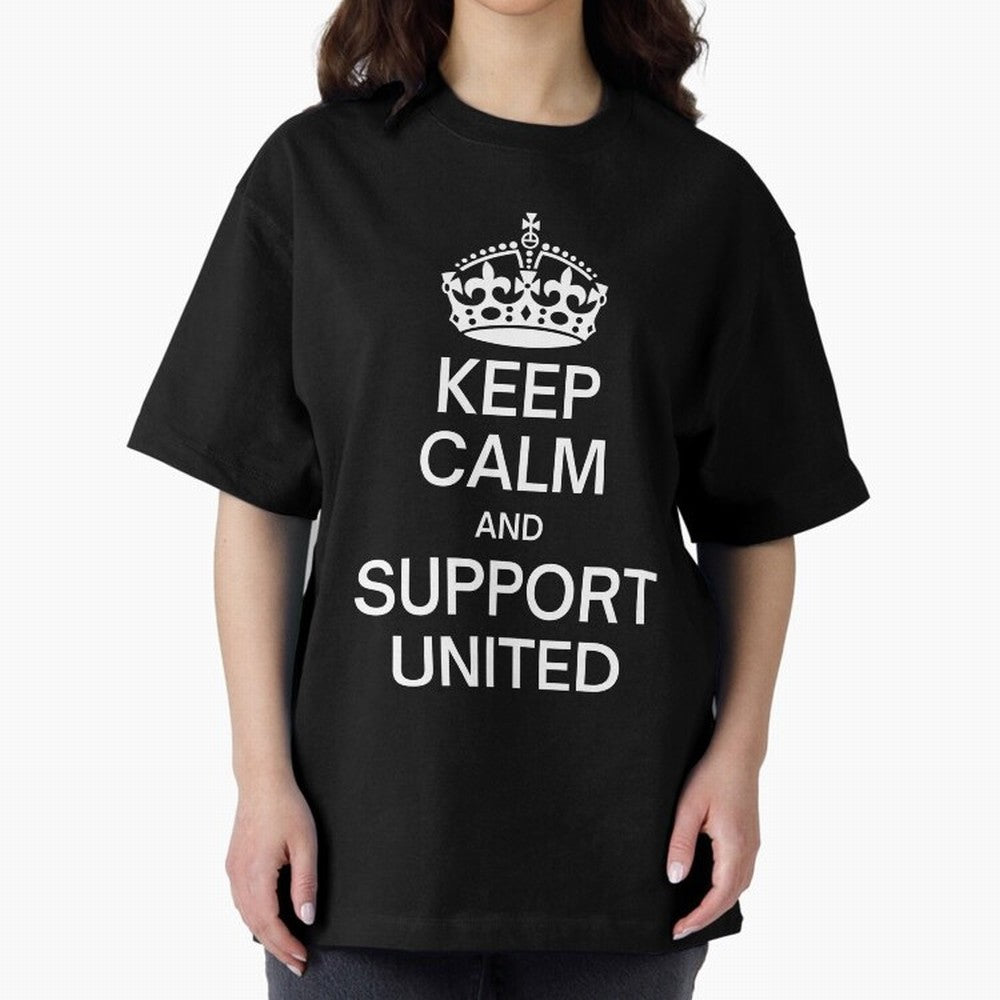 Keep Calm and Support United Oversized T-Shirt Share Global Football Passion for FIFA World Cup 2026 USA Canada Mexico, Driven by Messi, Neymar and Mbappe, Spain and Netherlands, Soccer Culture, Superstar Moments, National Team Dreams and